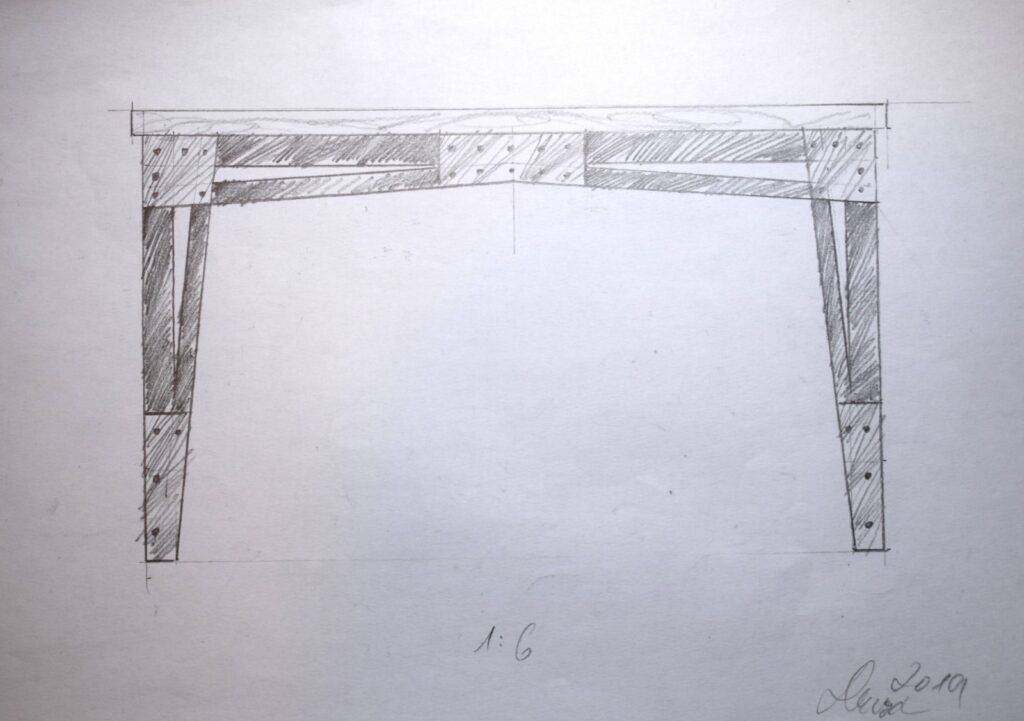 Industriální stůl