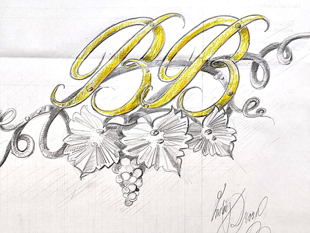 Mříže do vinného sklepa - Návrh detailu